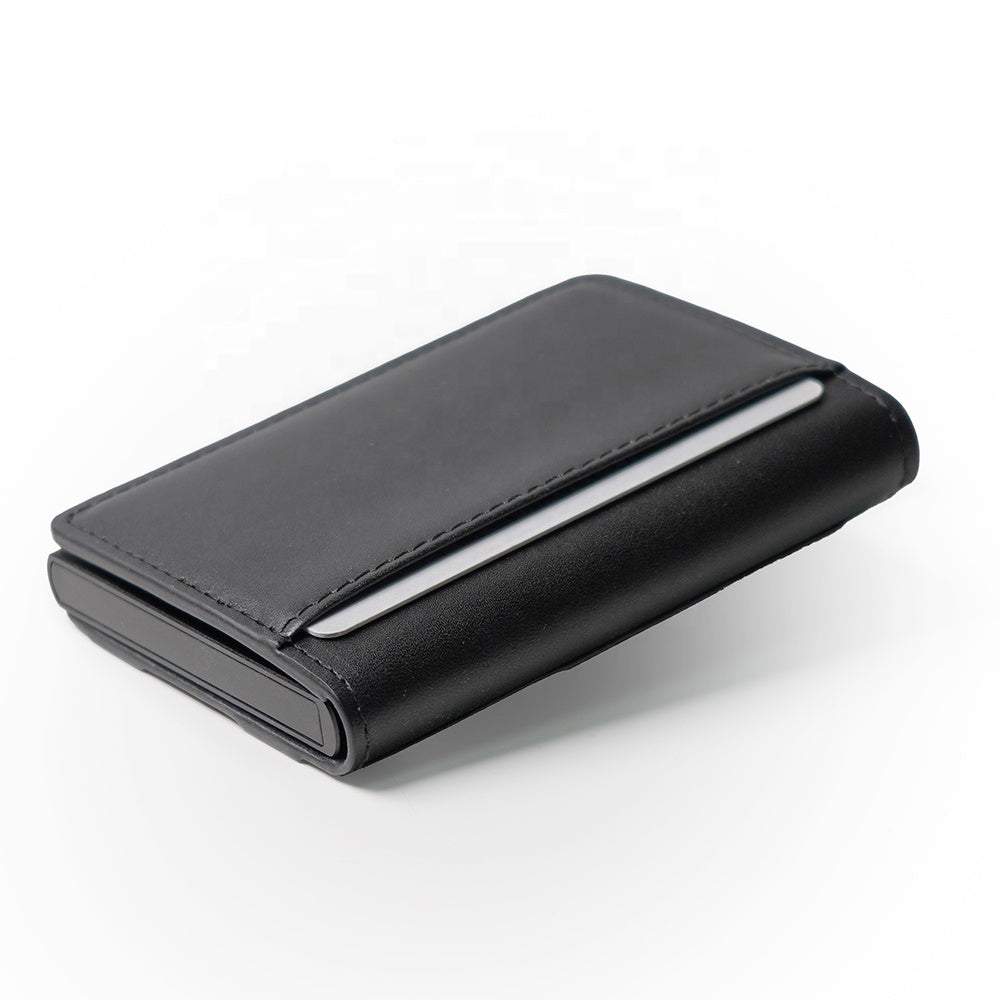 Smart Bifold RFID Blocking Leather Wallet