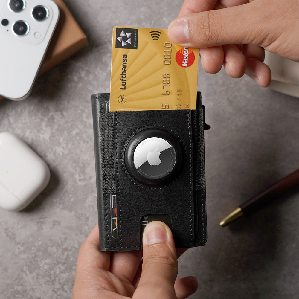 Smart Bifold RFID Blocking Leather Wallet