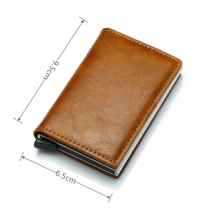 RFID Blocking Pop up Aluminum Credit Card Holder
