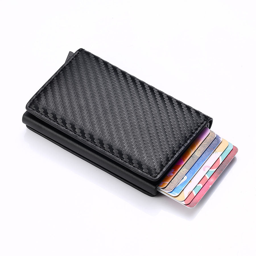 RFID Blocking Pop up Aluminum Credit Card Holder